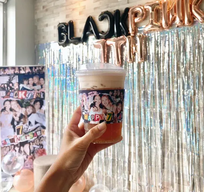 A Daily Grind drink at a fan event